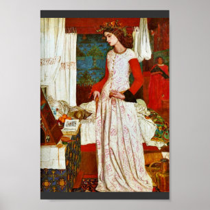 Póster Reina Guinevere de William Morris (la mejor