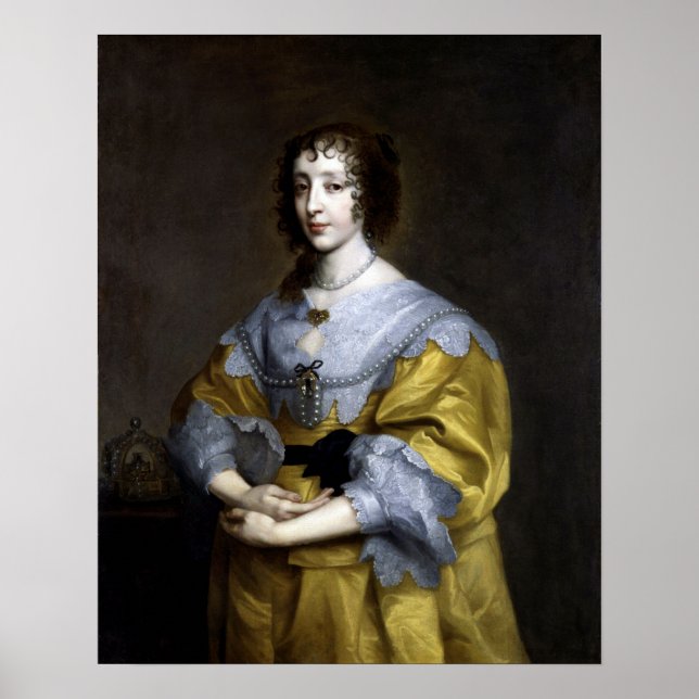 Póster Reina Henrietta Maria (Frente)