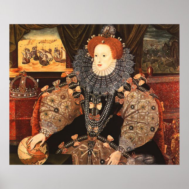 Póster Reina Isabel I (Frente)