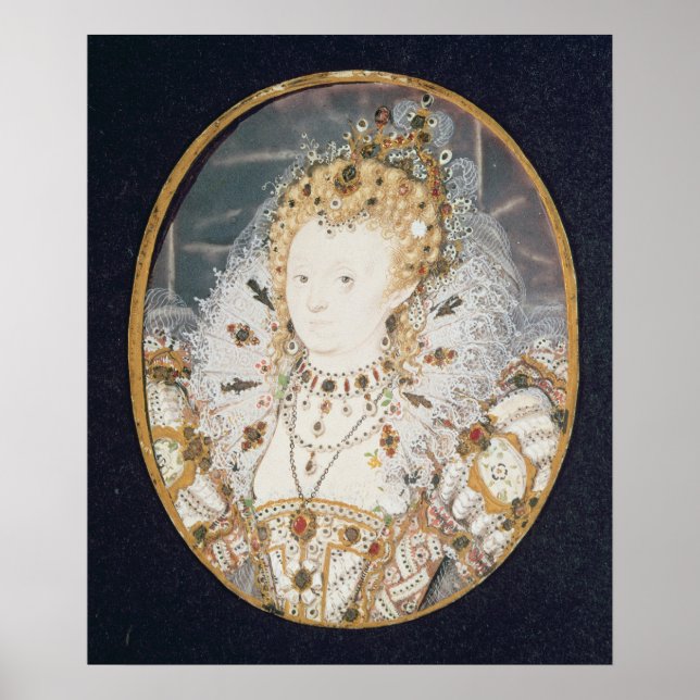 Póster Reina Isabel I, c.1595-1600 (Frente)