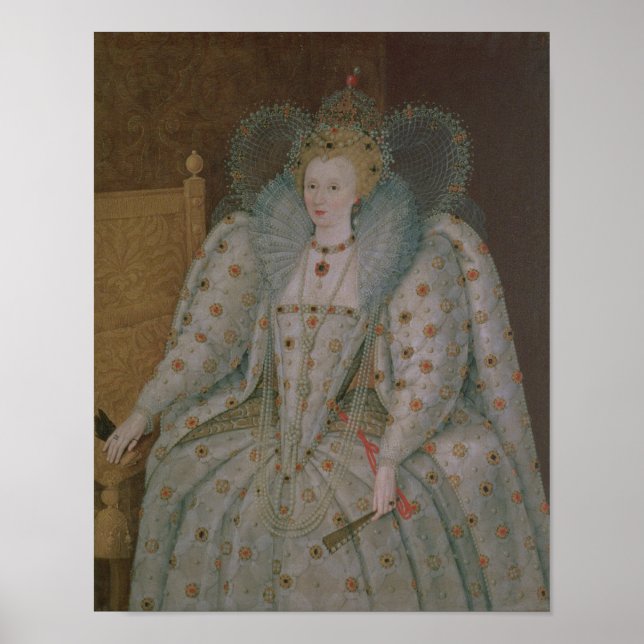 Póster Reina Isabel I de Inglaterra e Irlanda (Frente)