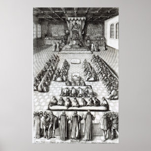 Póster Reina Isabel I en el Parlamento