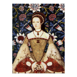 Póster Reina Katherine Parr de Inglaterra Retrato