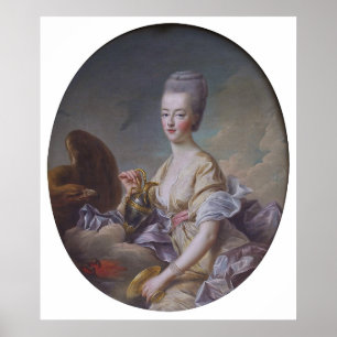 Póster Reina Marie Antonieta por François Hubert Drouais