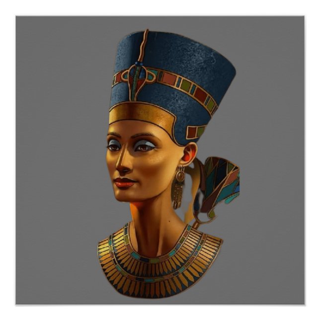 Poster Reina Nefertiti (Anverso)
