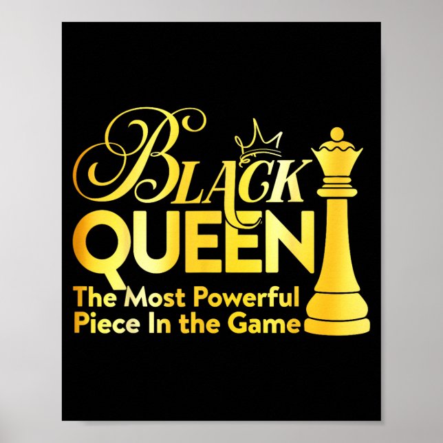 Póster Reina Negra La Pieza Más Poderosa En El Juego Gi (Frente)