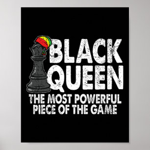 Póster Reina negra La pieza más poderosa Historia negra
