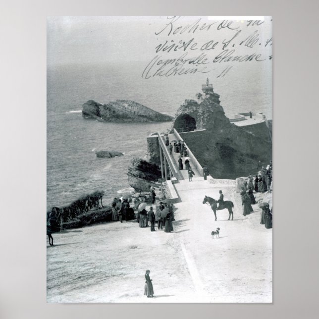 Póster Reina Victoria en la costa francesa (Frente)