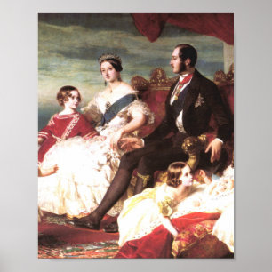 Póster Reina Victoria Y Príncipe Alberto