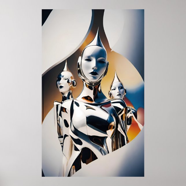 Póster Reinas de placas lógicas soldadas (Frente)