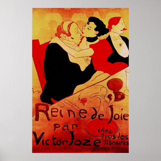 Póster Reine De Joie 1892 Famoso Poster (Frente)
