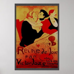 Póster Reine de Joie par Victor Joze 36 x 24 Poster
