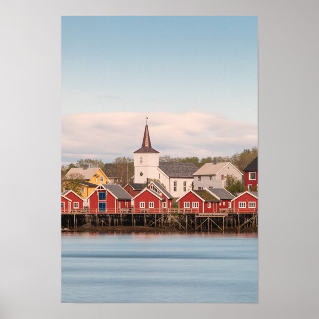 Póster Reine Lofoten Noruega (Frente)
