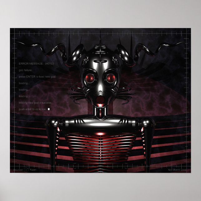 Póster Reinicio de Dios 2013 (Frente)