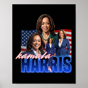 Póster Reinicio del Bootleg de la Bandera Americana Kamal