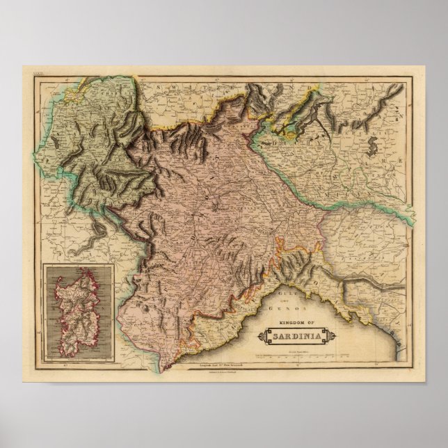 Póster Reino de Cerdeña (Frente)