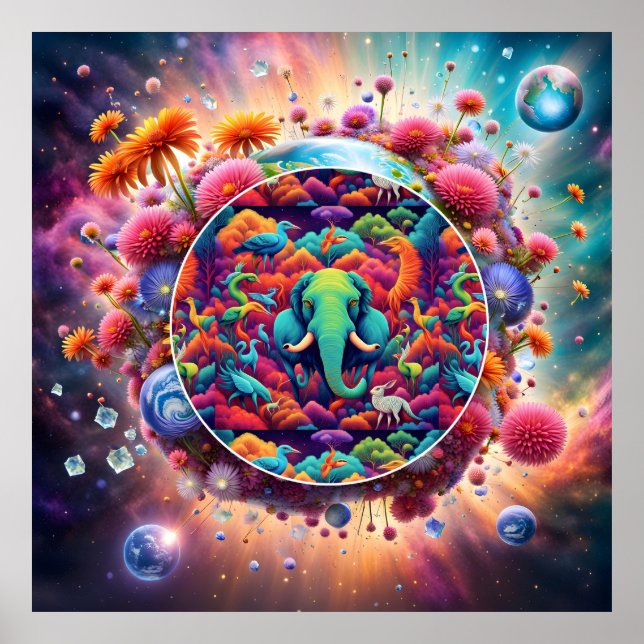 Póster Reino de los Animales (Frente)