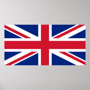 Póster Reino Unido (Bandera Británica) (Union Jack) (Rein