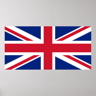 Póster Reino Unido Bandera Gran Bretaña Poster Reino Unid