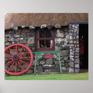 Póster Reino Unido, Escocia, Isla de Skye, piedra