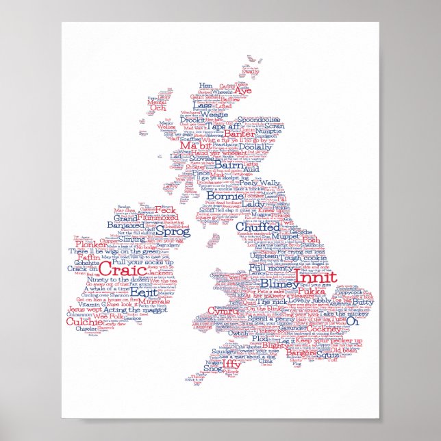 Póster Reino Unido / Gran Bretaña e Irlanda del Norte / R (Frente)