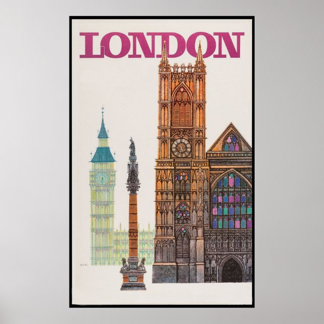 Póster Reino Unido Londres (Frente)