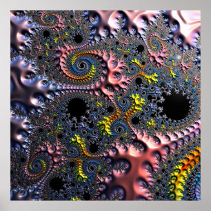 Póster Reinos Espirales Infinitos