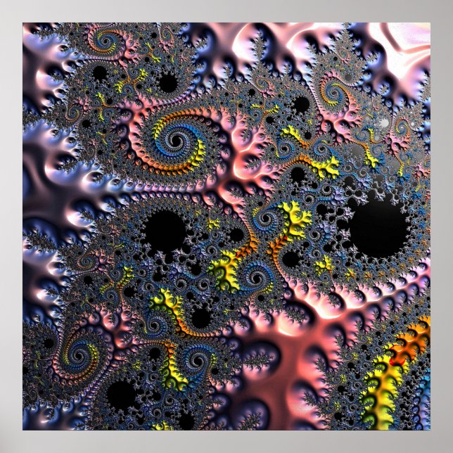 Póster Reinos Espirales Infinitos (Frente)
