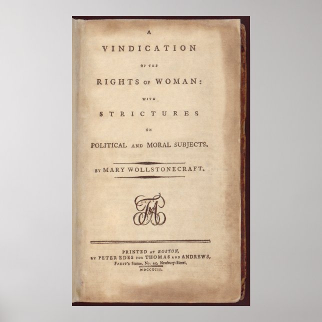 Póster Reivindicación de los derechos de la mujer (Frente)