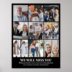 Póster Rejilla de Collage de Fotos Personalizado 9 Fotos