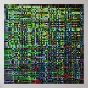 Póster Rejilla de la ciudad