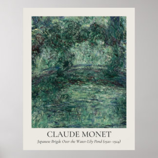 Póster Relación Claude Monet Vintage Wall Art 11x14