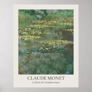 Póster Relación Claude Monet Vintage Wall Art 11x14