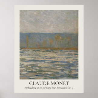 Póster Relación Claude Monet Vintage Wall Art 11x14