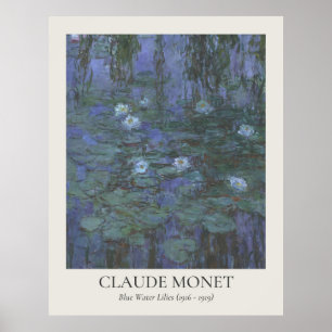 Póster Relación Claude Monet Vintage Wall Art 11x14