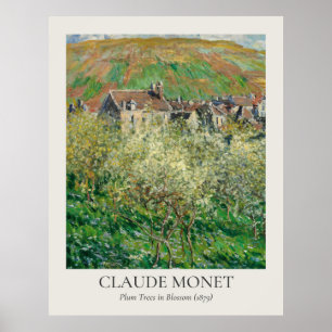 Póster Relación Claude Monet Vintage Wall Art 11x14