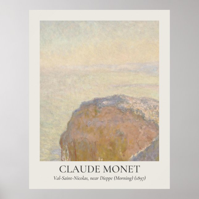 Póster Relación Claude Monet Vintage Wall Art 11x14 (Frente)
