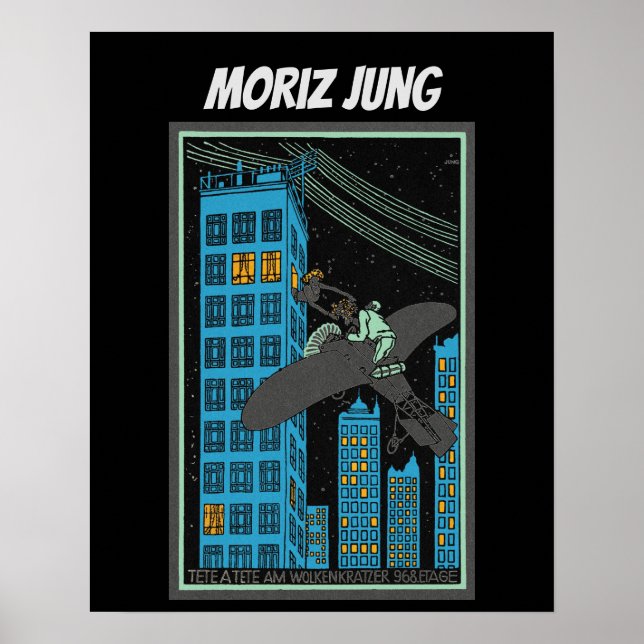 Póster Relación de larga distancia Amor Tête á Tête Invit (Frente)