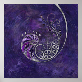 Póster Relación de oro - Ornamento de geometría sagrada