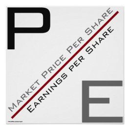 Póster "Relación P/E"