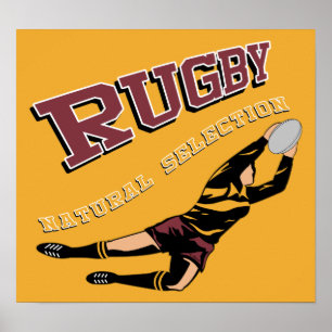 Póster Relais del rugbi #2 de las mujeres