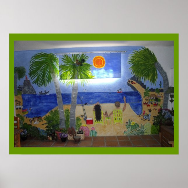 Póster Relajación en la playa (el conjunto) (Frente)