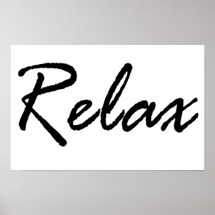 Póster Relajarse