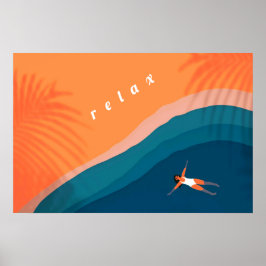 Póster Relajarse