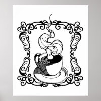 Relajarse con una copa caliente de café