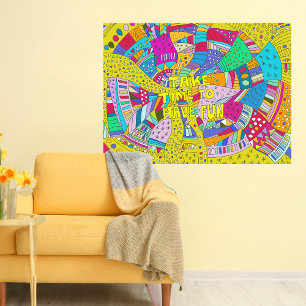 Póster Relájate, diviértete con Chill Out Sayings