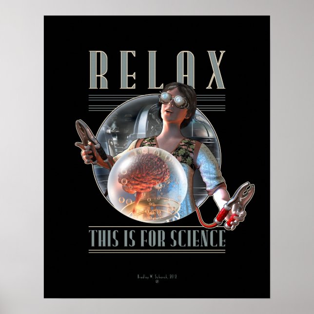 Póster Relájate: Esto es para el Poster de CIENCIA (16x20 (Frente)