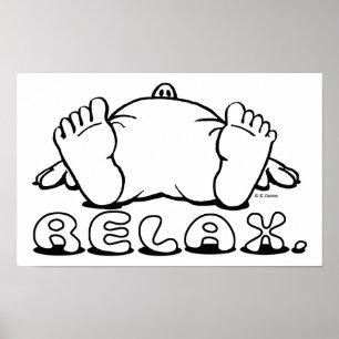 Póster Relaje el poster