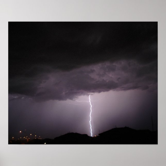 Póster Relámpago (Frente)