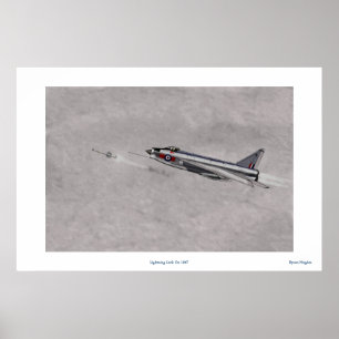 Póster Relámpago activado